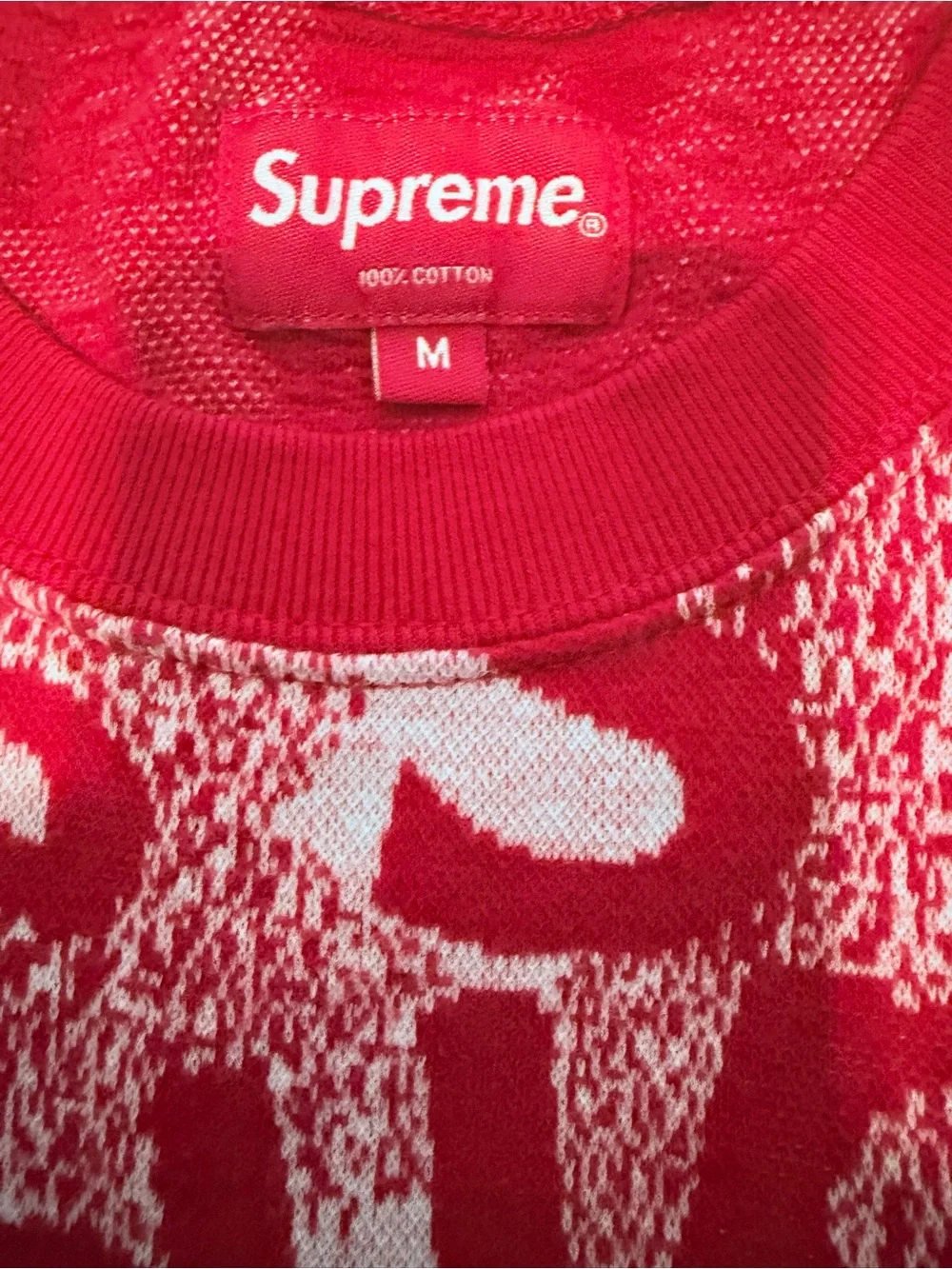 Supreme Scatter Text Crewneck